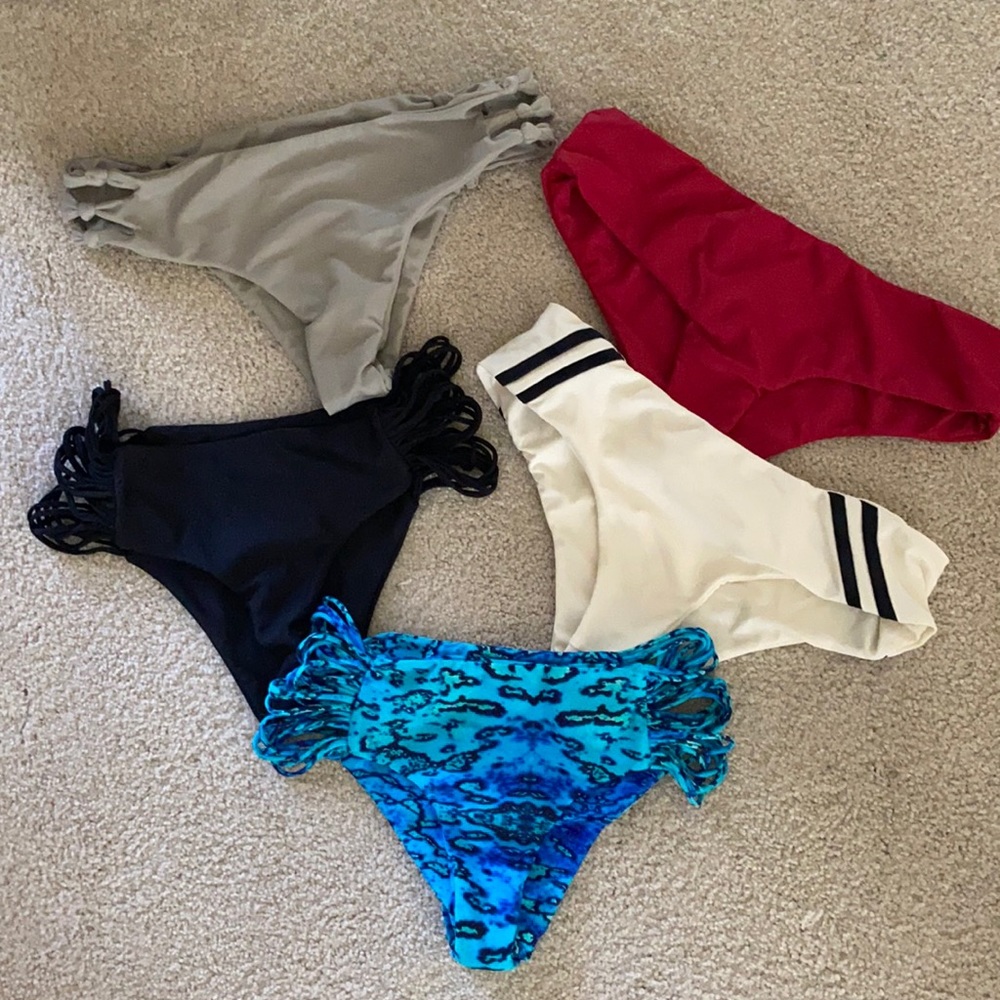Mikoh bottoms! Lot of 5! Size small